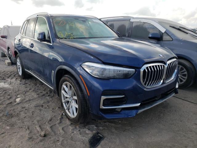 5UXCR6C03N9L57269 - 2022 BMW X5 XDRIVE4 BLUE photo 1