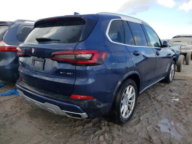 5UXCR6C03N9L57269 - 2022 BMW X5 XDRIVE4 BLUE photo 4