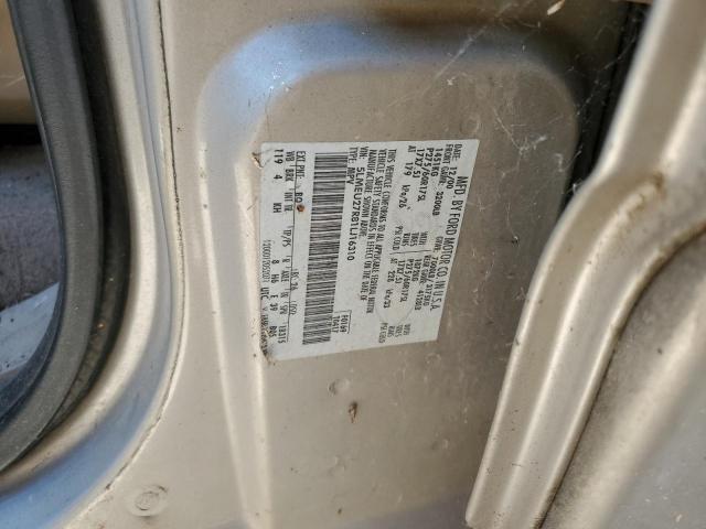 5LMEU27R81LJ16310 - 2001 LINCOLN NAVIGATOR TAN photo 10