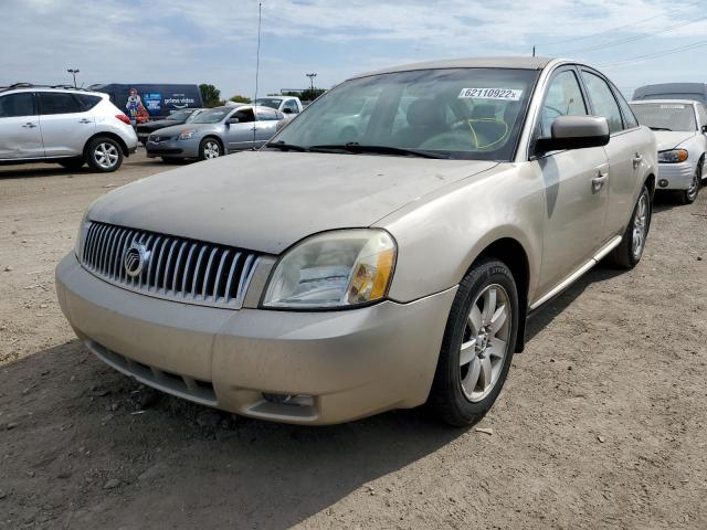 1MEHM41186G614864 - 2006 MERCURY MONTEGO LU BEIGE photo 2