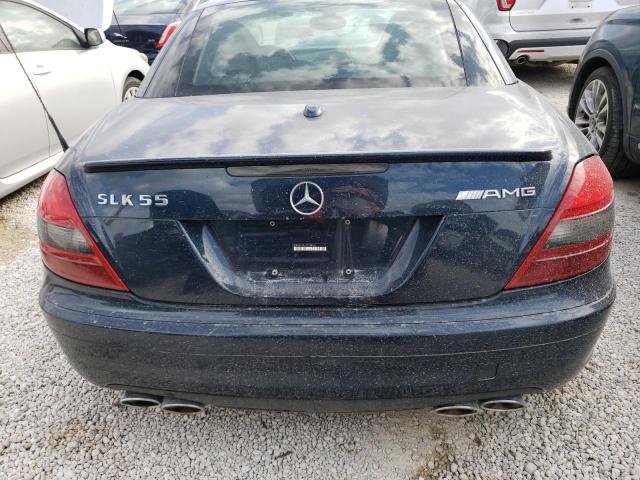 WDBWK73F17F158057 - 2007 MERCEDES-BENZ SLK 55 AMG BLUE photo 6