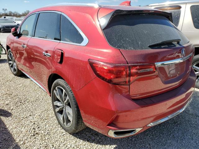 5J8YD4H88KL013624 - 2019 ACURA MDX ADVANC MAROON photo 3
