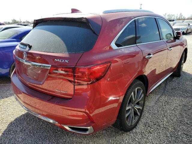 5J8YD4H88KL013624 - 2019 ACURA MDX ADVANC MAROON photo 4