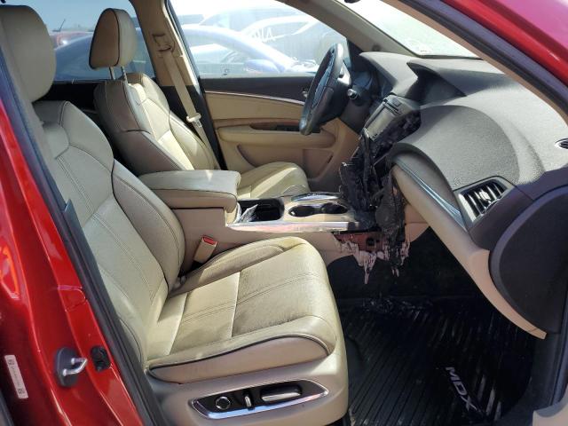 5J8YD4H88KL013624 - 2019 ACURA MDX ADVANC MAROON photo 5