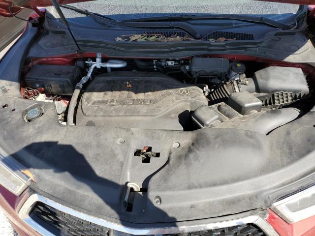 5J8YD4H88KL013624 - 2019 ACURA MDX ADVANC MAROON photo 7