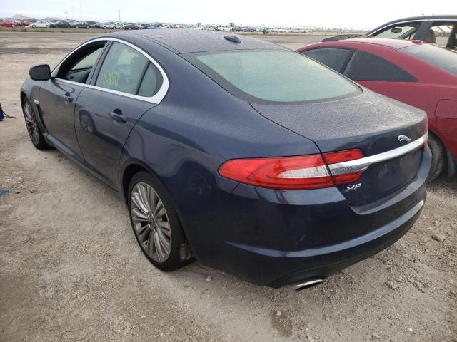 SAJWA0HB9CLS52461 - 2012 JAGUAR XF PORTFOL BLUE photo 3