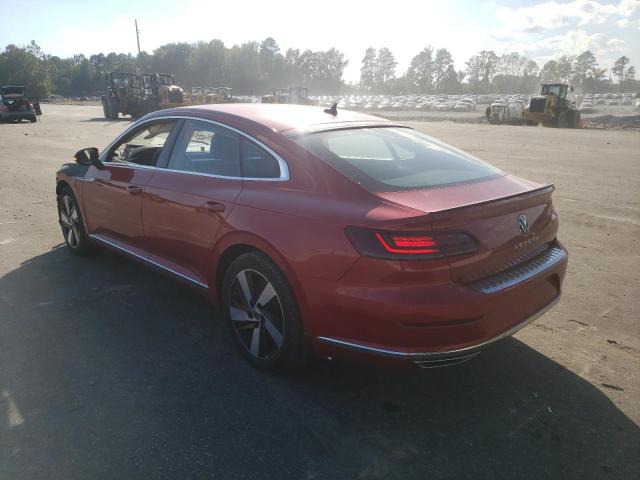 WVWAR7AN5ME008942 - 2021 VOLKSWAGEN ARTEON SE RED photo 3