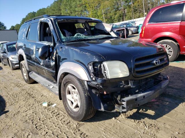 5TDBT44A01S034819 - 2001 TOYOTA SEQUOIA BLACK photo 1