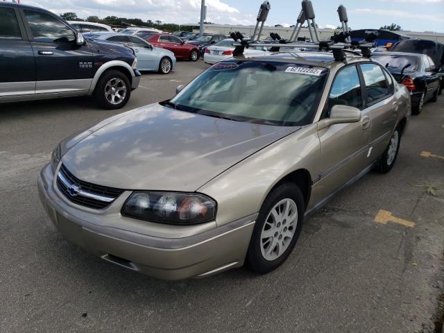 2G1WF52EX29335461 - 2002 CHEVROLET IMPALA TAN photo 2