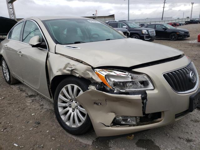 2G4GR5EKXC9153678 - 2012 BUICK REGAL BEIGE photo 1