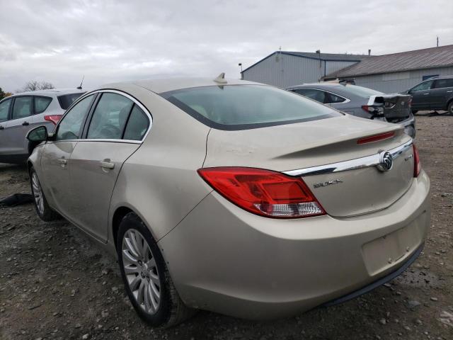 2G4GR5EKXC9153678 - 2012 BUICK REGAL BEIGE photo 3