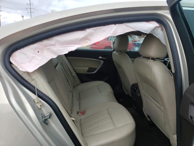 2G4GR5EKXC9153678 - 2012 BUICK REGAL BEIGE photo 6