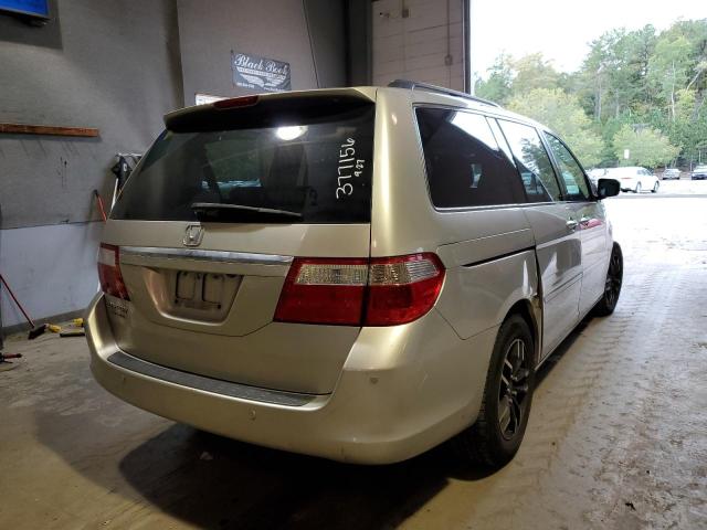 5FNRL38857B121368 - 2007 HONDA ODYSSEY TO SILVER photo 4