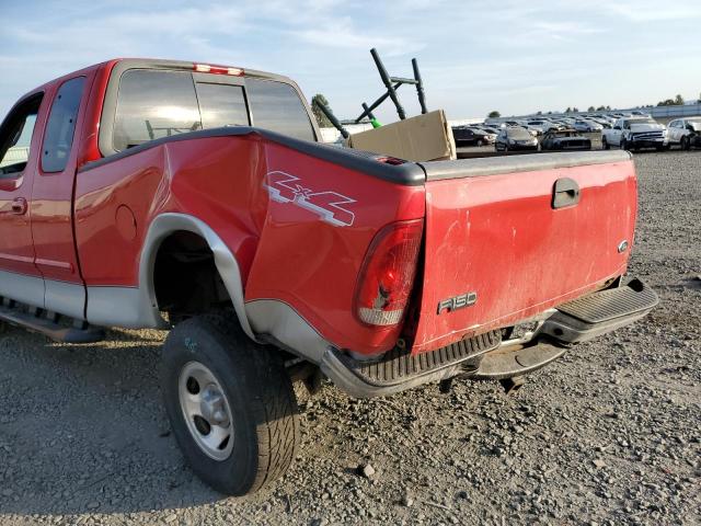 2FTRX18L9YCA01014 - 2000 FORD F150 RED photo 9