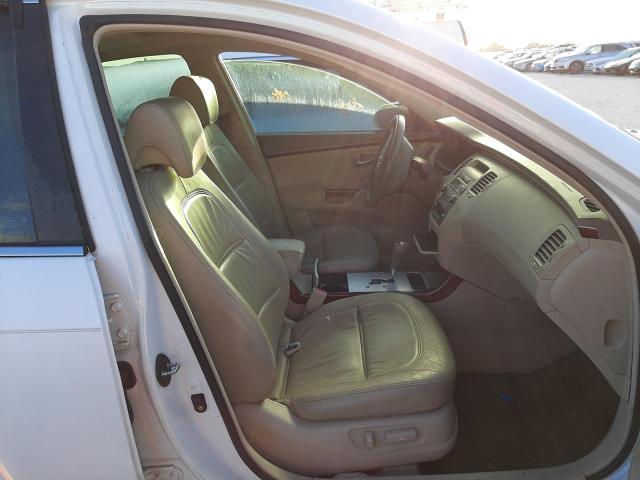 KMHFC46F38A267316 - 2008 HYUNDAI AZERA SE WHITE photo 5