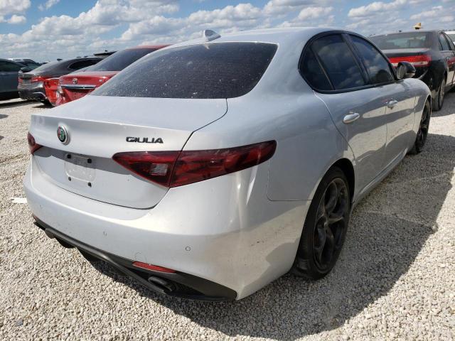 ZARFAMBN2L7633947 - 2020 ALFA ROMEO GIULIA TI SILVER photo 4