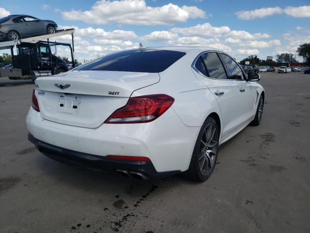 KMTG44LA9LU064793 - 2020 GENESIS G70 PRESTI WHITE photo 4