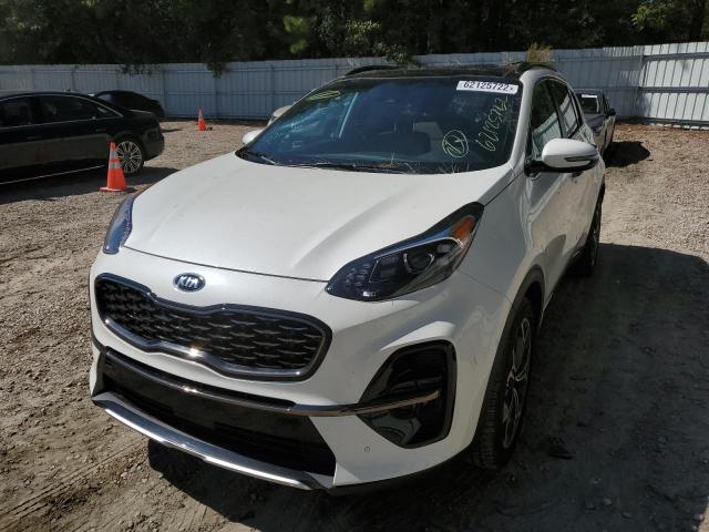 KNDPR3A6XM7847534 - 2021 KIA SPORTAGE S WHITE photo 2