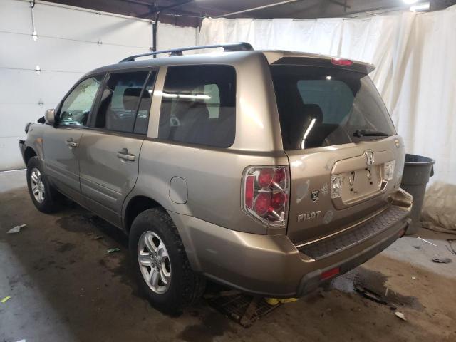 5FNYF18208B046860 - 2008 HONDA PILOT VP BEIGE photo 3