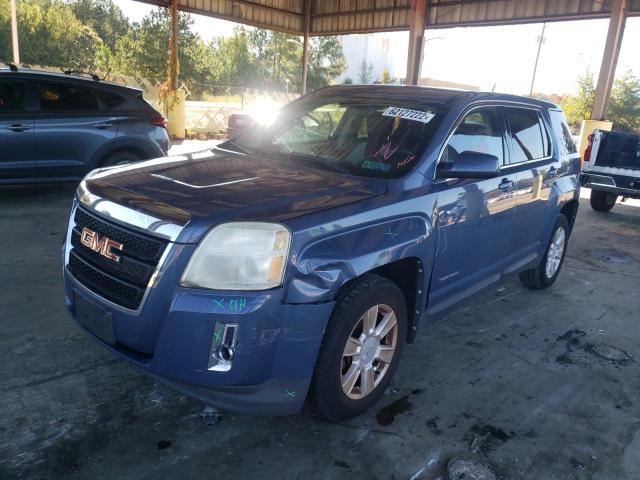 2CTALMEC0B6363919 - 2011 GMC TERRAIN BLUE photo 2