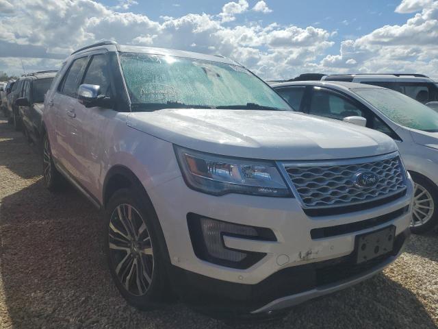 1FM5K8HT7HGA99041 - 2017 FORD EXPLORER P WHITE photo 1