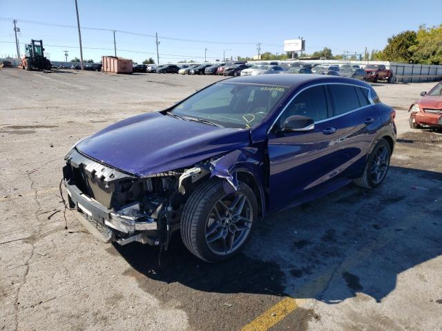 SJKCH5CP0JA044309 - 2018 INFINITI QX30 BASE BLUE photo 2