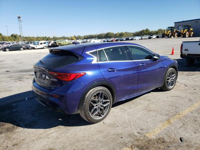 SJKCH5CP0JA044309 - 2018 INFINITI QX30 BASE BLUE photo 4