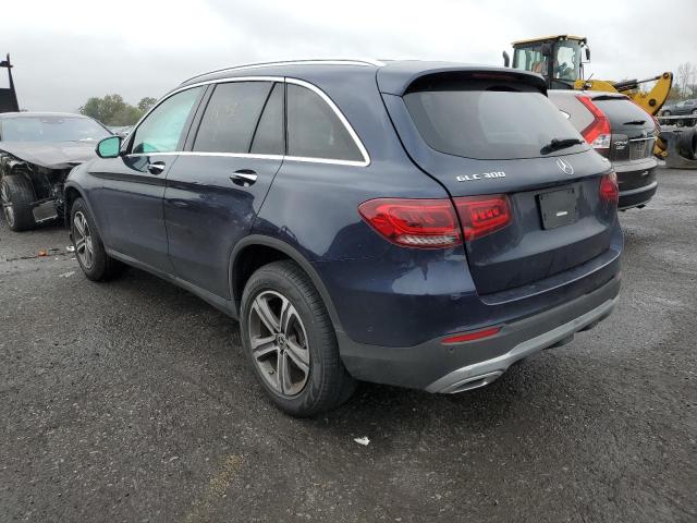 W1N0G8EB2MF869196 - 2021 MERCEDES-BENZ GLC 300 4M BLUE photo 3