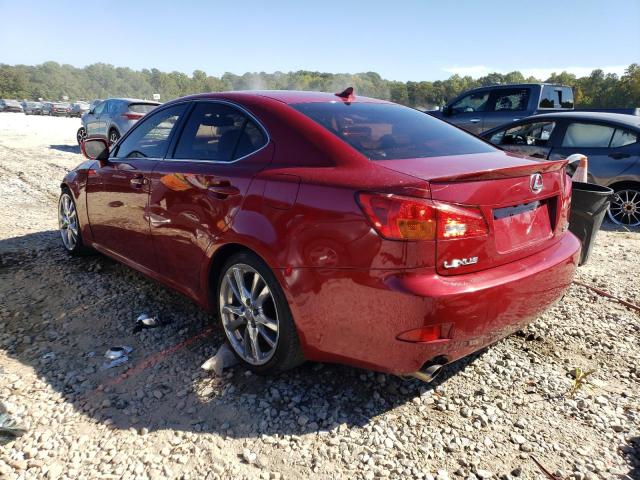 JTHBE262775013953 - 2007 LEXUS IS 350 BURGUNDY photo 3