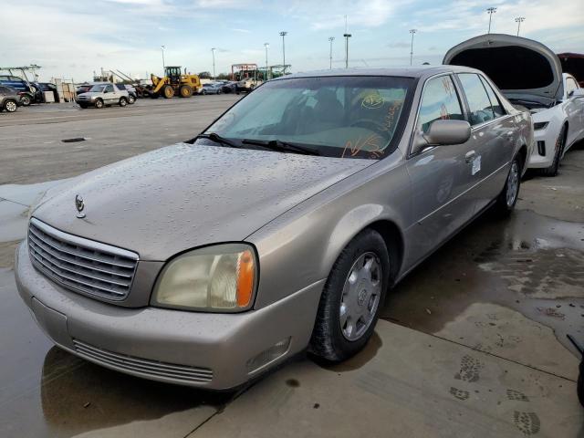 1G6KD54Y74U260617 - 2004 CADILLAC DEVILLE TAN photo 2