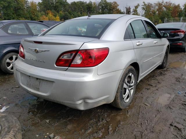 1C3LC46K77N556375 - 2007 CHRYSLER SEBRING SILVER photo 4