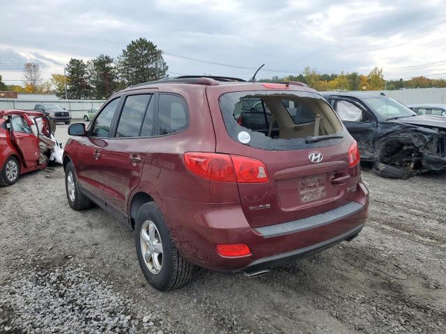 5NMSG73D77H033261 - 2007 HYUNDAI SANTA FE BURGUNDY photo 3