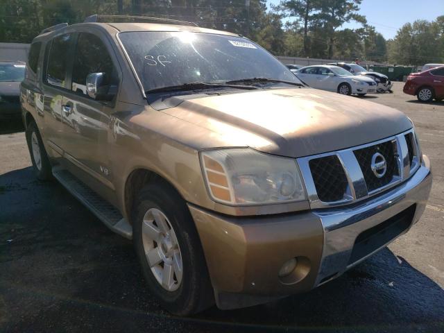 5N1AA08A25N725460 - 2005 NISSAN ARMADA GOLD photo 1