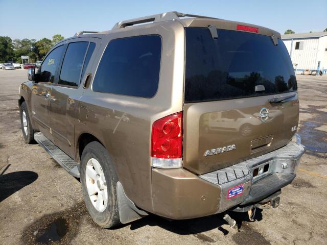 5N1AA08A25N725460 - 2005 NISSAN ARMADA GOLD photo 3