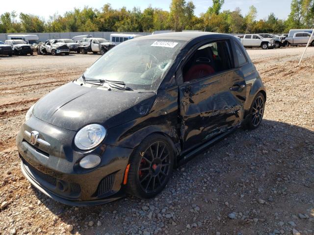 3C3CFFFH0CT292434 - 2012 FIAT 500 ABARTH BLACK photo 2