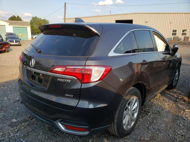 5J8TB4H30GL022667 - 2016 ACURA RDX CHARCOAL photo 4