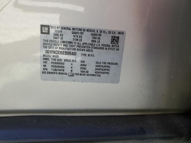 3GYFNCE35ES685400 - 2014 CADILLAC SRX PERFORMANCE COLLECTION  фото 10