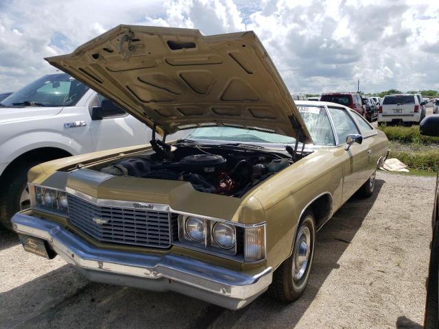 1L47H4Y153518 - 1974 CHEVROLET IMPALA GOLD photo 2