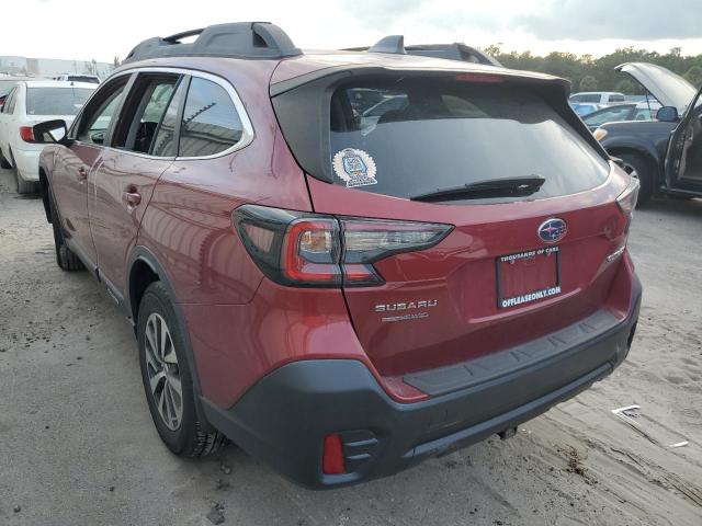 4S4BTACC1L3201769 - 2020 SUBARU OUTBACK PR RED photo 3