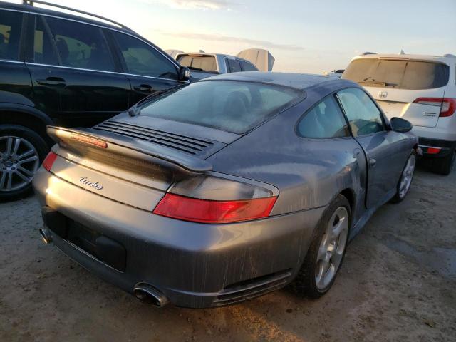 WP0AB29941S685735 - 2001 PORSCHE 911 TURBO GRAY photo 4