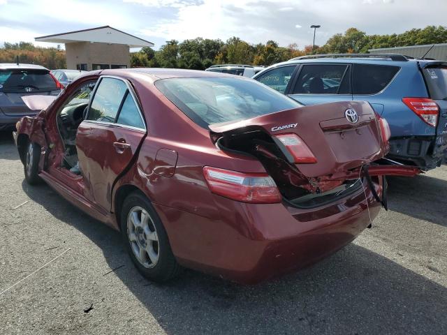 4T1BE46K28U252956 - 2008 TOYOTA CAMRY CE/L RED photo 3