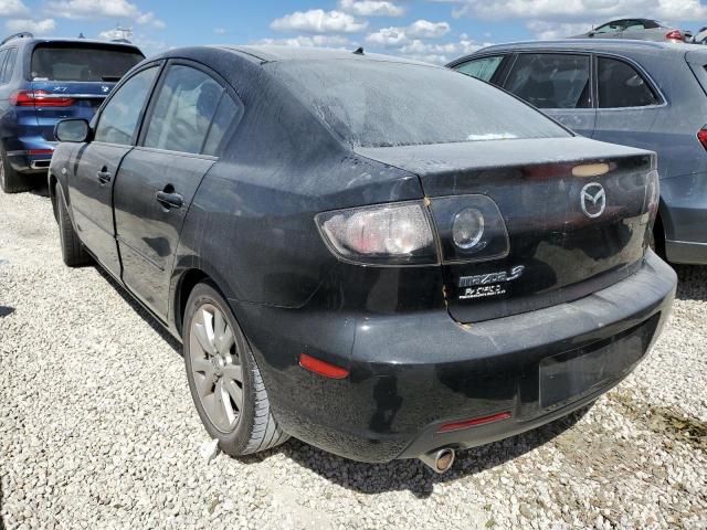 JM1BK32G281877111 - 2008 MAZDA 3 I BLACK photo 3