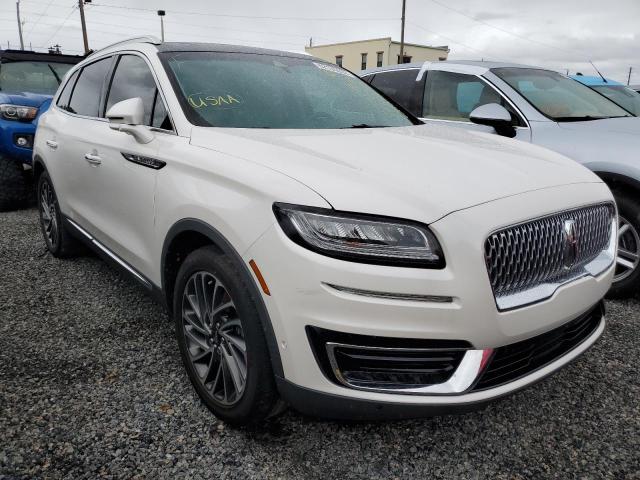 2LMPJ6L92KBL57027 - 2019 LINCOLN NAUTILUS R WHITE photo 1