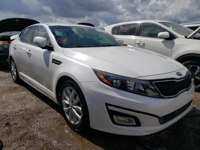 5XXGN4A72FG453143 - 2015 KIA OPTIMA EX WHITE photo 1