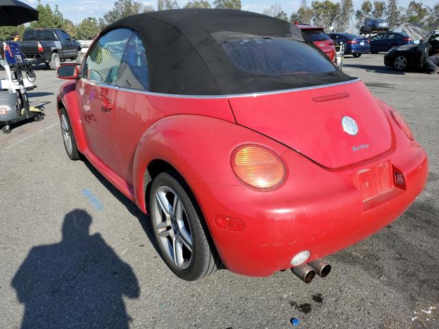 3VWCD31Y15M313048 - 2005 VOLKSWAGEN NEW BEETLE 红色 照片 3
