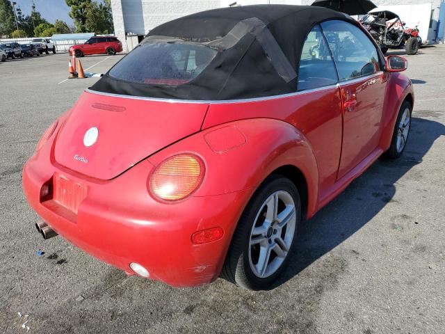 3VWCD31Y15M313048 - 2005 VOLKSWAGEN NEW BEETLE 红色 照片 4