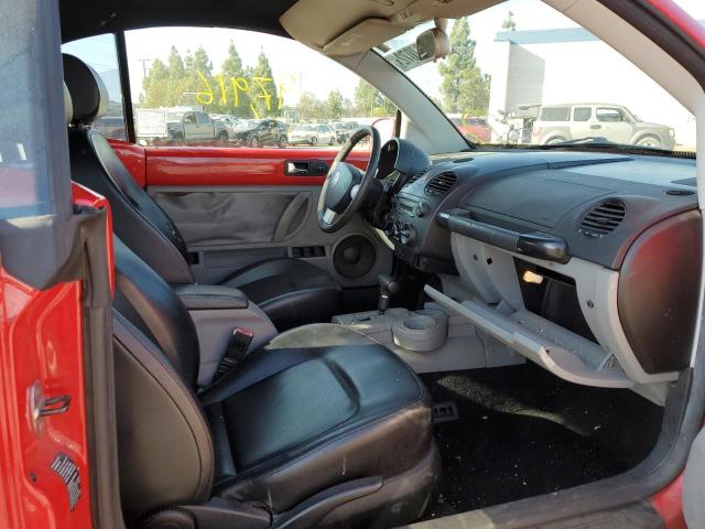 3VWCD31Y15M313048 - 2005 VOLKSWAGEN NEW BEETLE 红色 照片 5