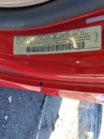 3VWSW31C67M510276 - 2007 VOLKSWAGEN NEW BEETLE 红色 照片 10