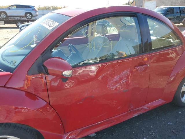 3VWSW31C67M510276 - 2007 VOLKSWAGEN NEW BEETLE 红色 照片 9