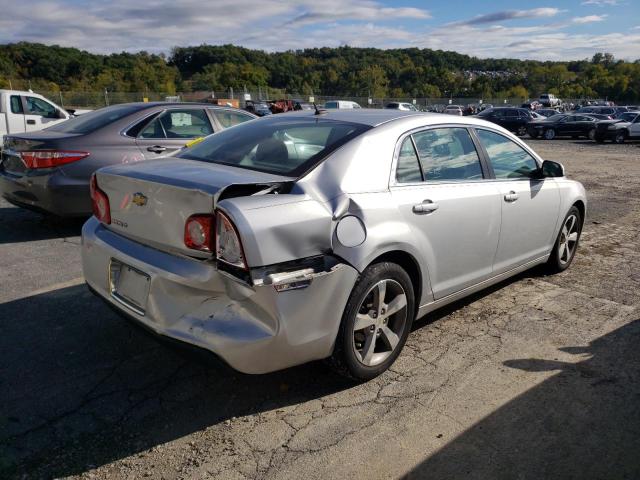 1G1ZC5E11BF207373 - 2011 CHEVROLET MALIBU 1LT 银色 照片 4